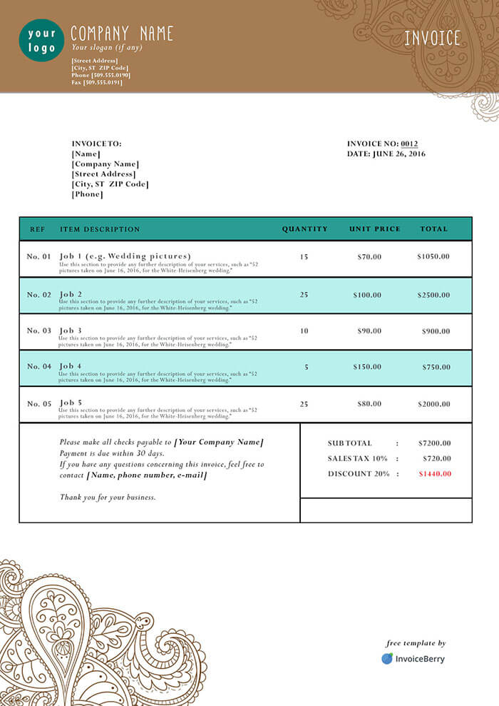 Pest Control Invoice Template (2)